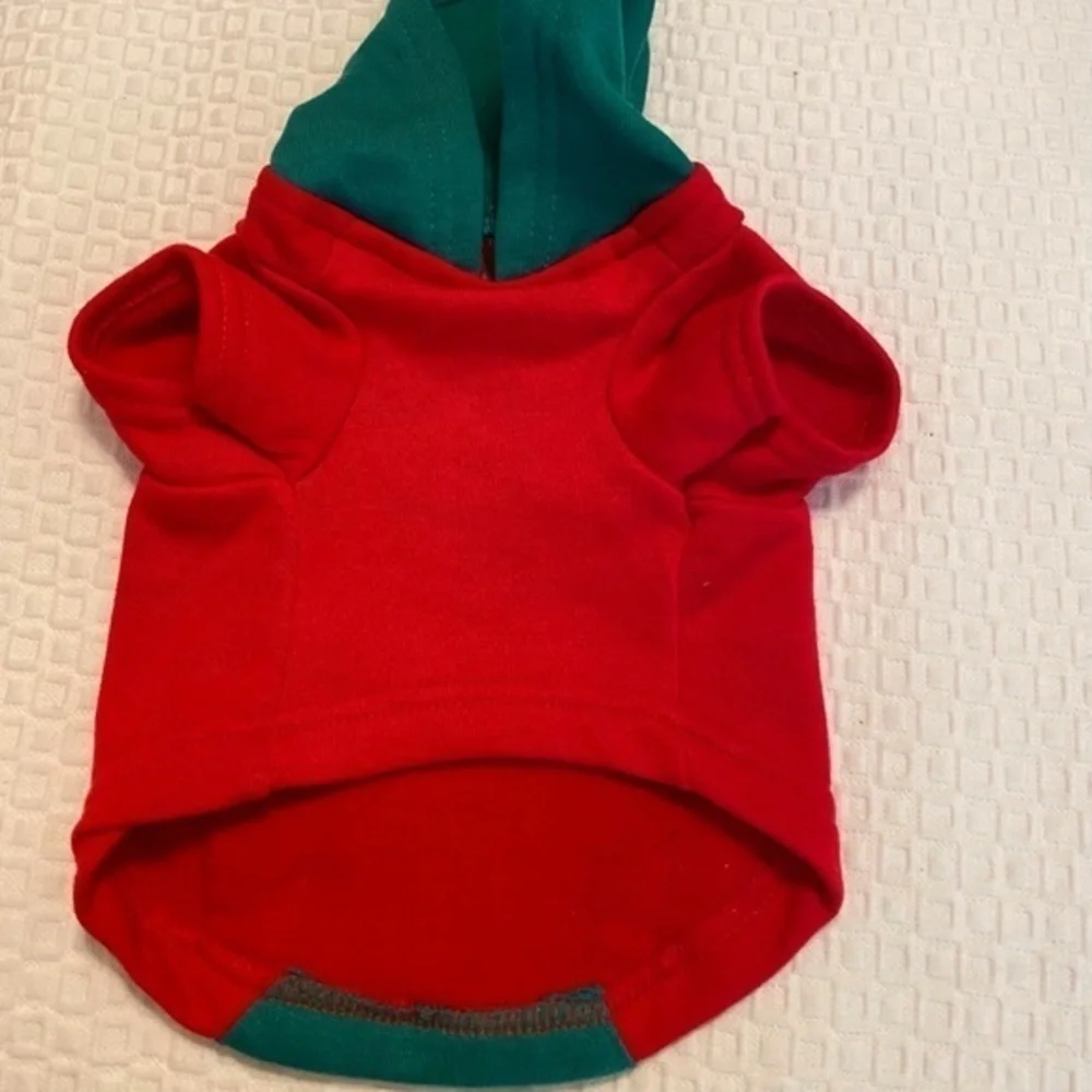 Pets Petco Reindeer hoodie shirt Size XSMALL
